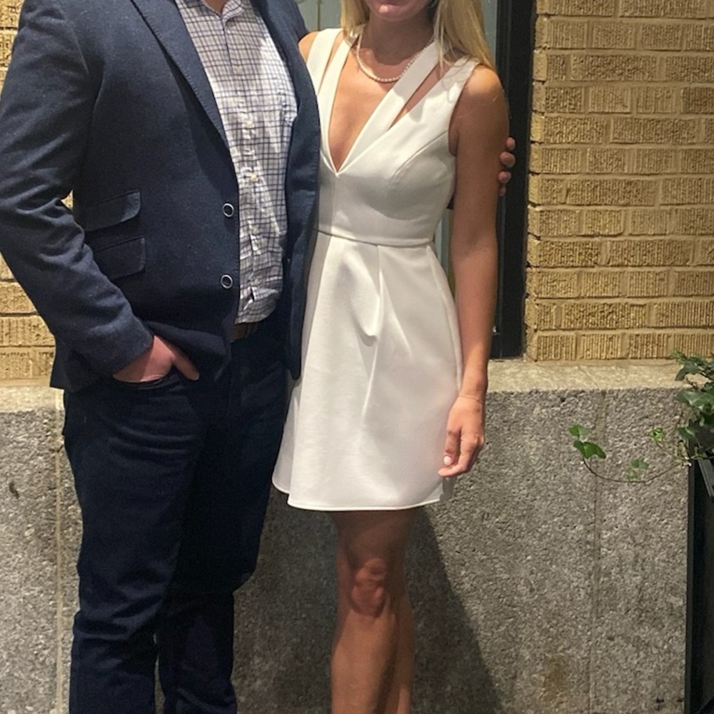 BCBG V-Neck Cocktail Dress